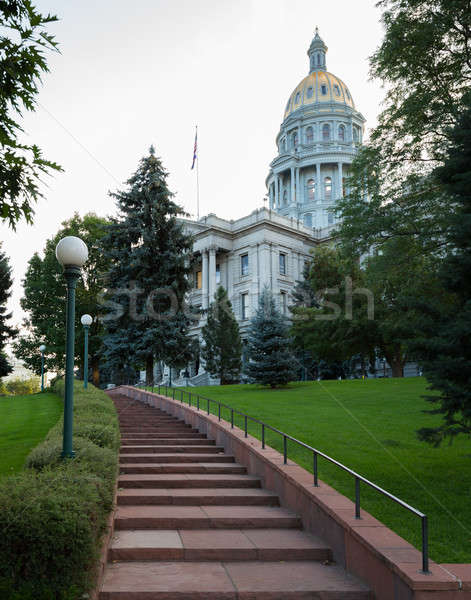 Steps to entrance of State Capitol Denver Stock photo © backyardproductions