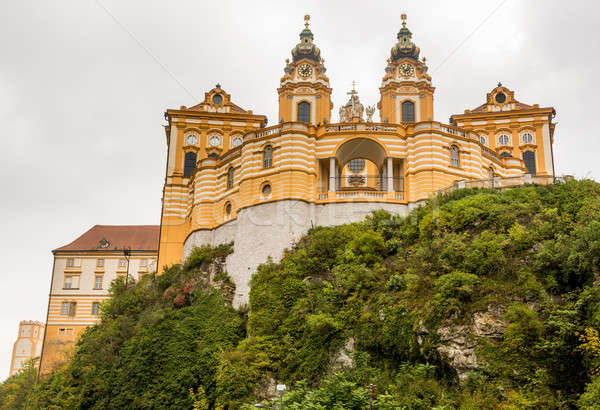 Exterior of Melk Abbey in Austria Stock photo © backyardproductions