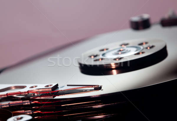 Intérieur disque dur magnétique disque à l'intérieur ordinateur [[stock_photo]] © backyardproductions