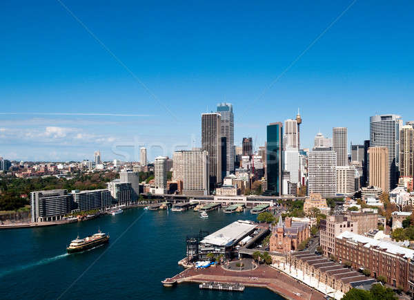 Sydney quartiere degli affari Australia traghetto Foto d'archivio © backyardproductions