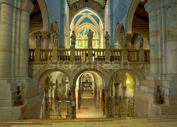 Interni chiesa verona dipinti Foto d'archivio © backyardproductions