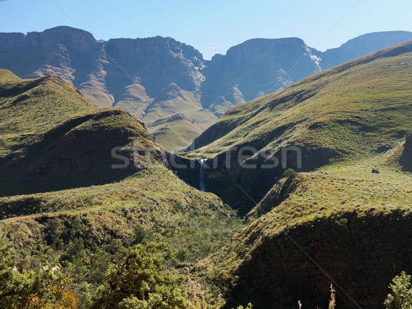 Stock photo: Sani pass to Lesotho