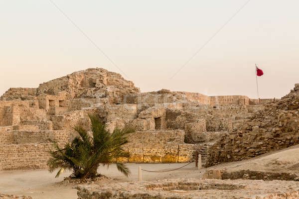 Old Bahrain Fort at Seef in late afternoon Stock photo © backyardproductions