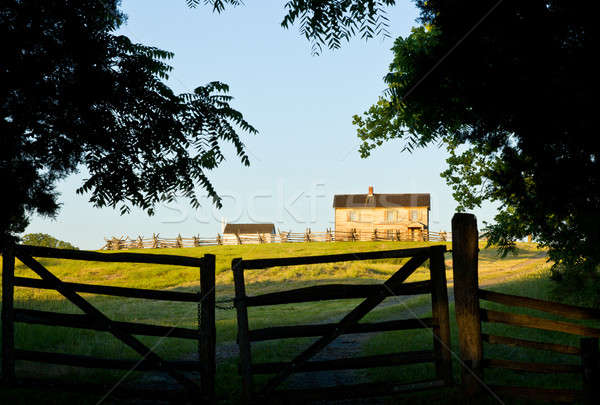 Henry House At Manassas Battlefield Stock photo © backyardproductions
