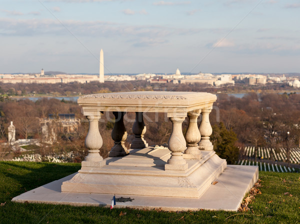 Memorial to Robert E Lee in Arlington Cemetery Stock photo © backyardproductions