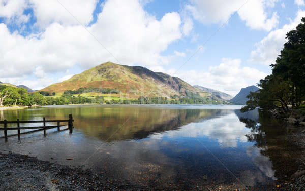 Tükröződések Lake District hegyek higgadt tó angol Stock fotó © backyardproductions