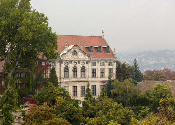 House or hotel in Castle Hill Budapest Stock photo © backyardproductions