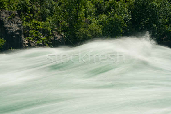 Niagara River at White Water Walk in Canada Stock photo © backyardproductions