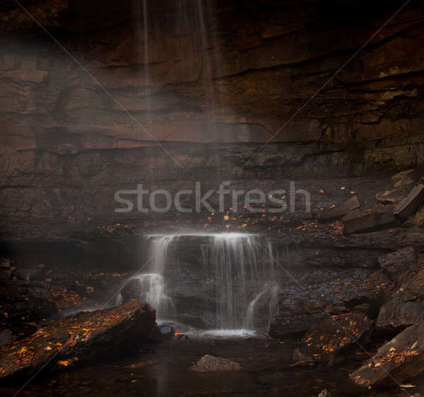Veil of water over Cucumber Falls Stock photo © backyardproductions