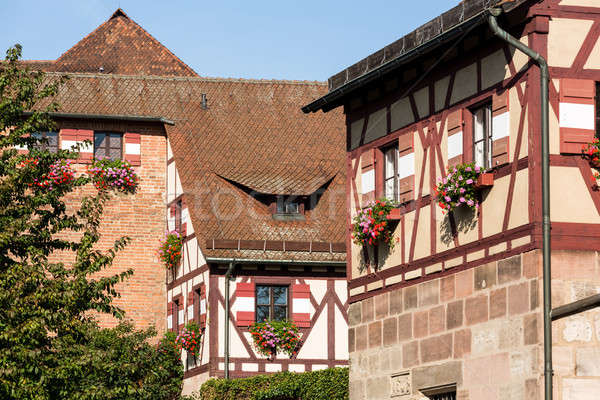 Kaiserburg Castle in Nuremberg Stock photo © backyardproductions