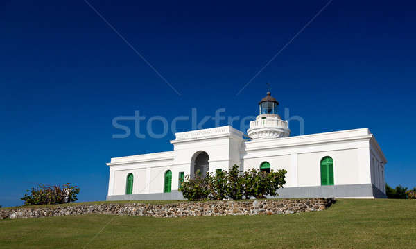 Old lighthouse at Cape San Juan Stock photo © backyardproductions