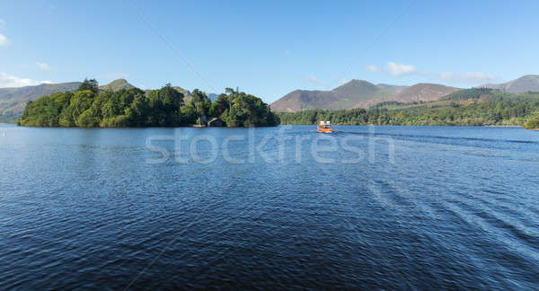 Bărci apă lake district margine engleză Imagine de stoc © backyardproductions