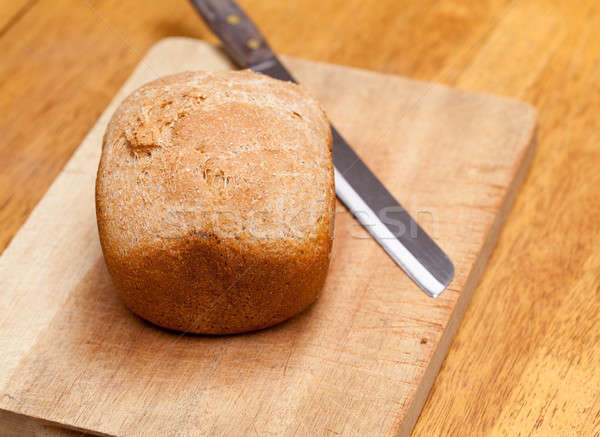 Wheat bread baked in machine Stock photo © backyardproductions