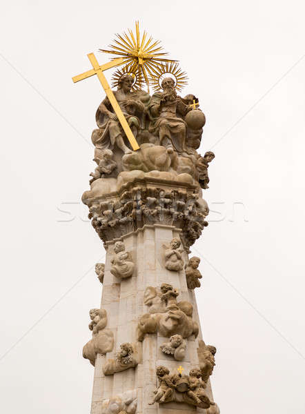 Сток-фото: замок · холме · Будапешт · статуя · колонки · Церкви