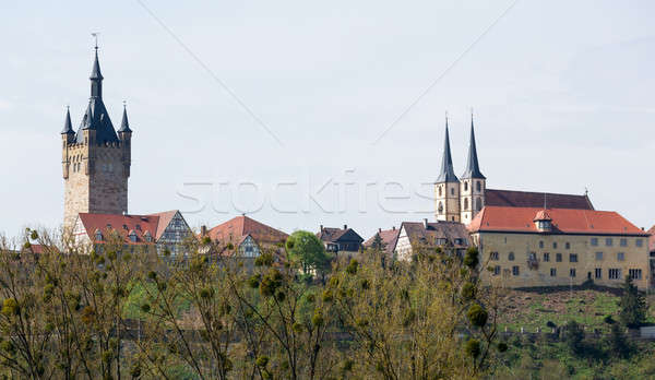 Skyline of city of Bad Wimpfen Germany Stock photo © backyardproductions