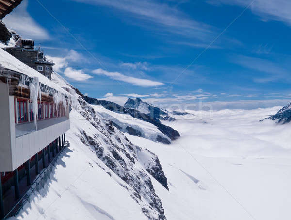 Viewpoint on Jungfraujoch Stock photo © backyardproductions