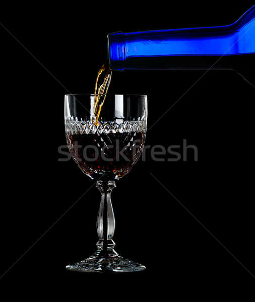 Sherry or port being poured into glass Stock photo © backyardproductions