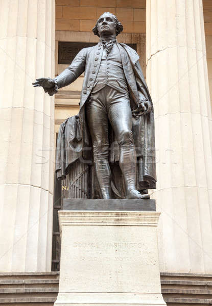 статуя Вашингтон федеральный зале президент Нью-Йорк Сток-фото © backyardproductions