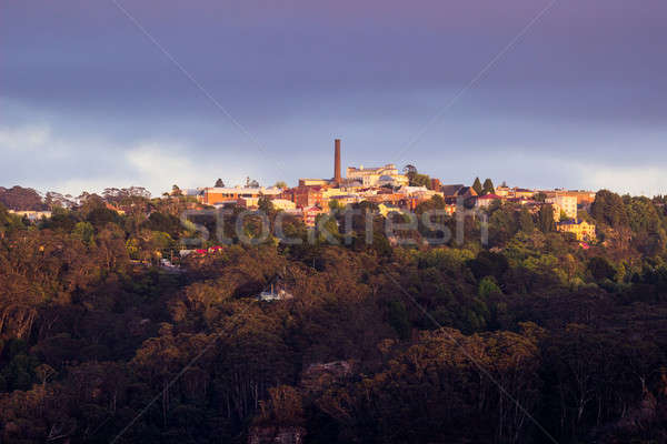 Sunrise from Sublime Point in Blue Mountains Australia Stock photo © backyardproductions