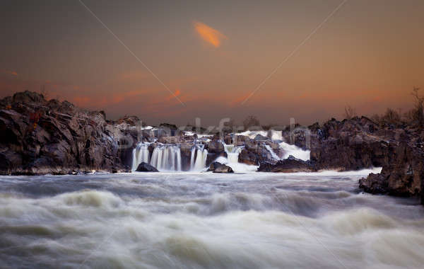 Great Falls at dusk Stock photo © backyardproductions