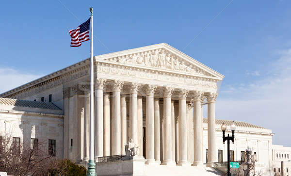Stock fotó: Bíróság · Washington · DC · USA · homlokzat · napos · idő · épület