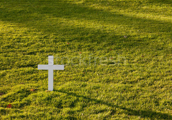 Shadow cast by cross for Robert Kennedy Stock photo © backyardproductions