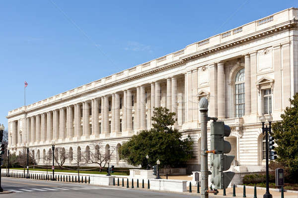 Senado edificio de oficinas fachada Washington columnas Washington DC Foto stock © backyardproductions