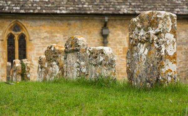 Stock photo: Old Church in Cotswold district of England