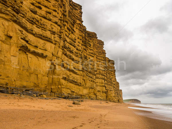 Jurassic Cliffs at West Bay Dorset in UK Stock photo © backyardproductions