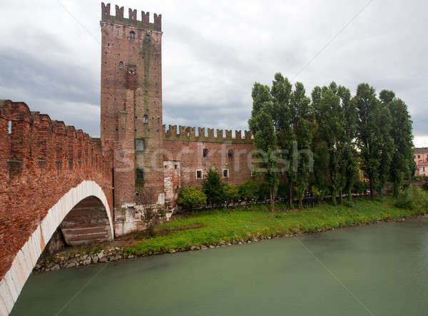 Castel Vecchio bridge Stock photo © backyardproductions