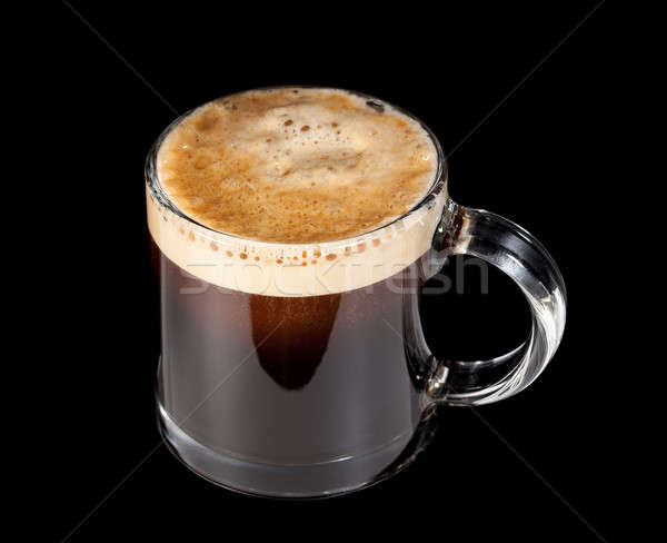 Expresso Coffee in glass cup Stock photo © backyardproductions