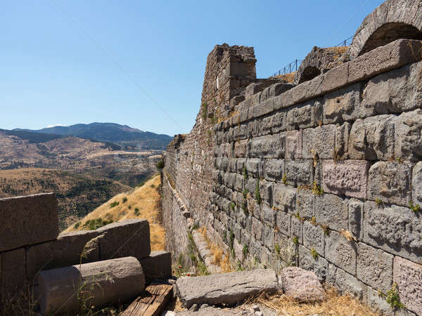Detalhes velho ruínas grego cidade agora Foto stock © backyardproductions
