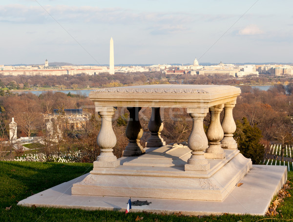 Memorial to Robert E Lee in Arlington Cemetery Stock photo © backyardproductions