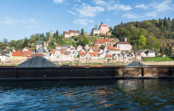 Town of Hirschhorn Hesse Germany Stock photo © backyardproductions