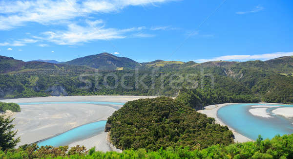 View of Southern Alps New Zealand Stock photo © backyardproductions