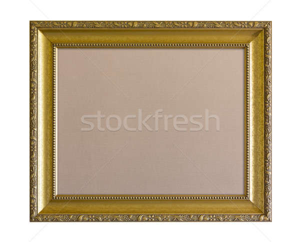 Cloth pinboard in ornate golden frame Stock photo © backyardproductions