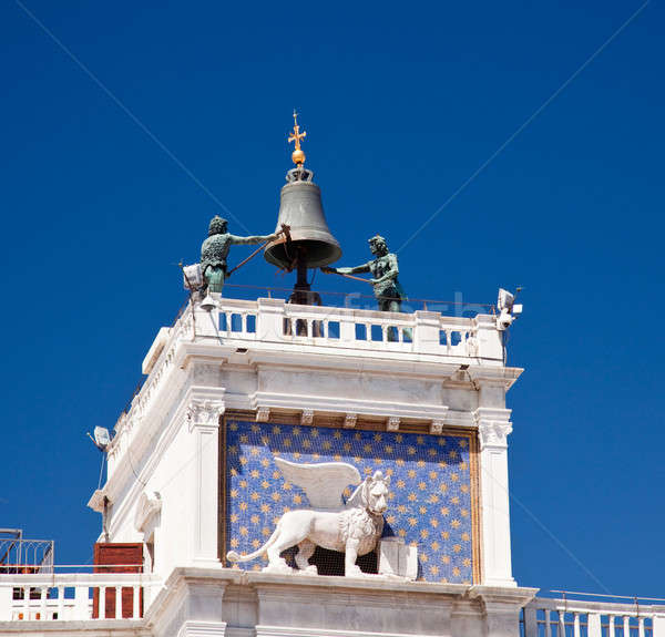 Clock Tower in St Mark's Square Stock photo © backyardproductions