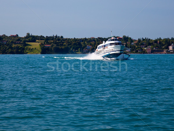 Hydrafoil on Lake Garda Stock photo © backyardproductions