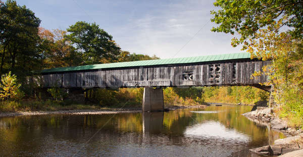 Scott covered bridge Stock photo © backyardproductions