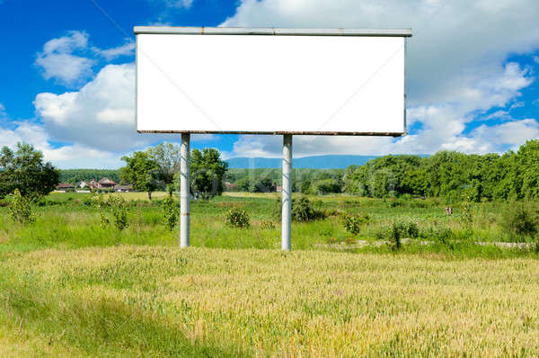 Blank billboard Stock photo © badmanproduction