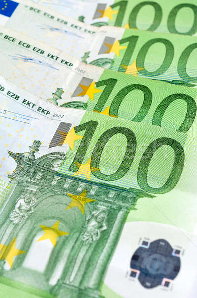 Stock photo: Euros bills