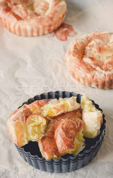 Mini cheese pie Stock photo © badmanproduction