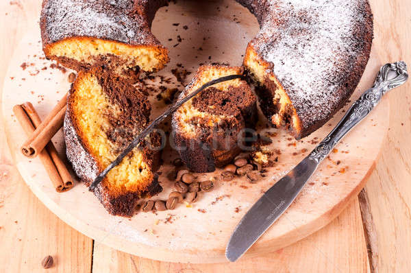 Vanilla cake Stock photo © badmanproduction