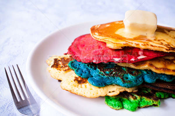 Stock photo: Colorfull pancake