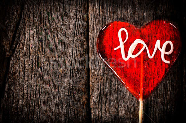 Amor pop forma de corazón Foto stock © badmanproduction