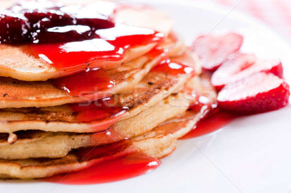 American pancakes Stock photo © badmanproduction