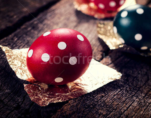 Dotted eggs Stock photo © badmanproduction