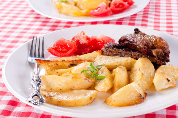 Meat and potato Stock photo © badmanproduction