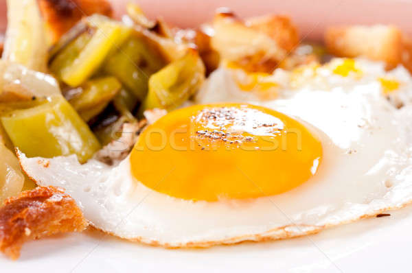 Fried egg Stock photo © badmanproduction