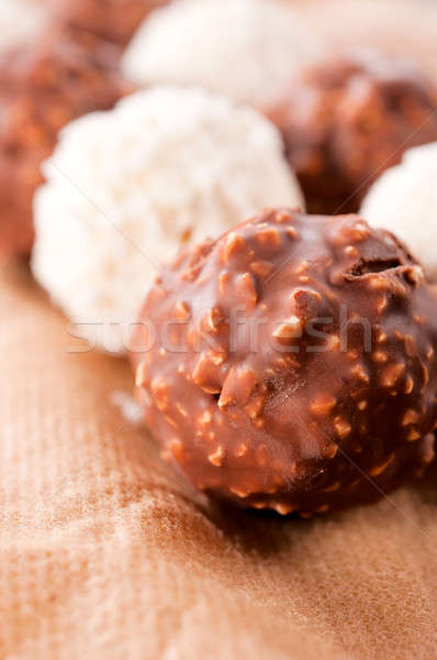 Hazelnut praline Stock photo © badmanproduction